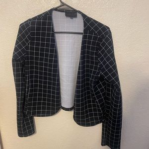 Checkered small blazer